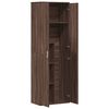 vidaXL Buffet haut chêne marron 60x35x180 cm bois d'ingénierie