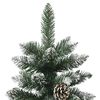 vidaXL Sapin de Noël artificiel avec support Vert 180 cm PVC