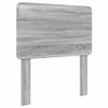 vidaXL Lit de Rangement Gris Sonoma 100 x 200 cm Bois d'ing&eacute;nierie