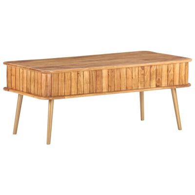 vidaXL Table basse 100x50x40 cm Bois d'acacia massif