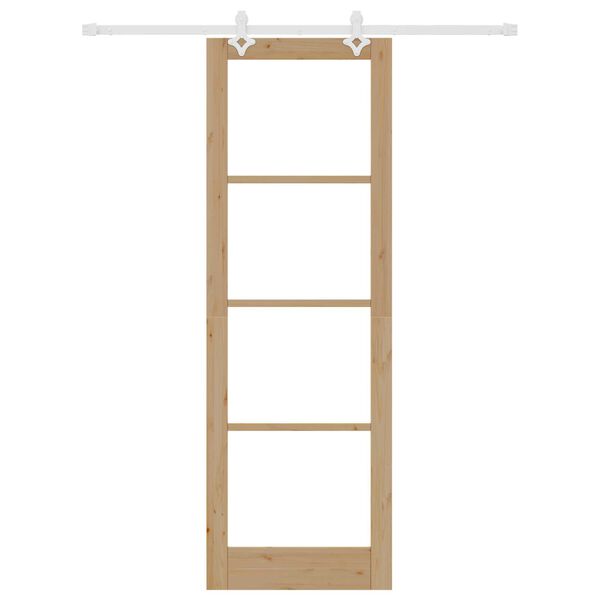 vidaXL Porte coulissante Naturel 78 x 232 cm
