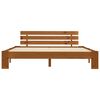 vidaXL Cadre de lit sans matelas marron miel 160x200cm bois pin massif