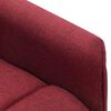 vidaXL Fauteuil de massage Rouge bordeaux Tissu