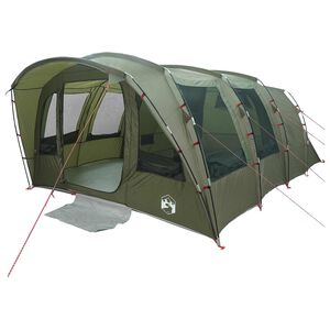 vidaXL Tente tunnel Vert olive 435 x 320 x 187 cm Polyester et Acier