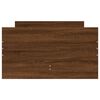 vidaXL Cadre de lit sans matelas chêne marron 75x190 cm