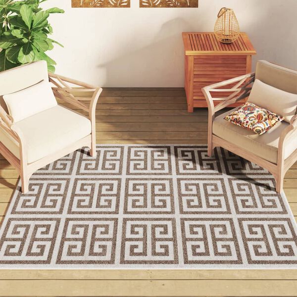 vidaXL Tapis int&eacute;rieur ext&eacute;rieur &agrave; poils courts 120x180cm antid&eacute;rapant