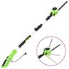 vidaXL Tron&ccedil;onneuse/Taille-haie &agrave; perche t&eacute;lescopique 25/41cm 710/550W