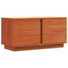 vidaXL Meuble TV Brun cire 80 x 35 x 40,5 cm Pin massif