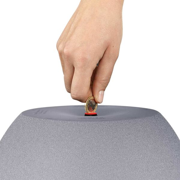 LECHUZA Jardinière CUBETO Stone 30 ALL-IN-ONE gris pierre 13830