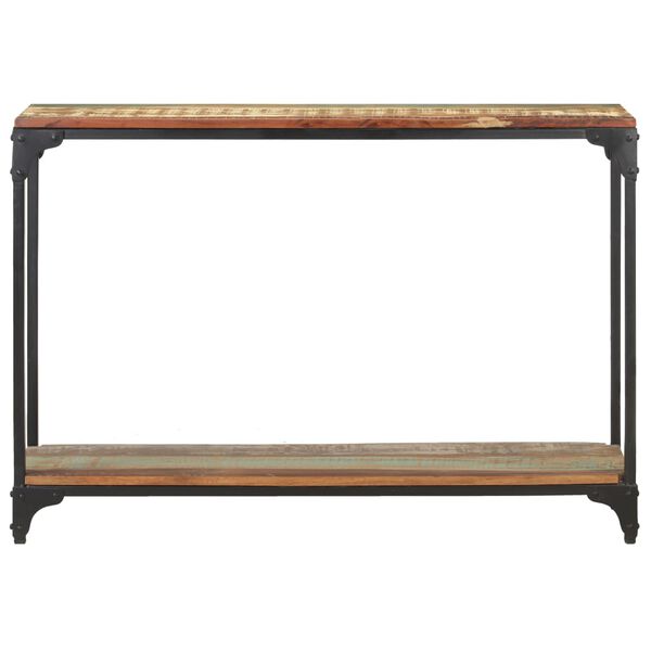 vidaXL Table console 110x30x75 cm Bois solide de r&eacute;cup&eacute;ration