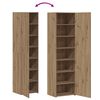 vidaXL Haut Armoire 2 pcs Ch&ecirc;ne artisanal 50 x 42,5 x 185 cm