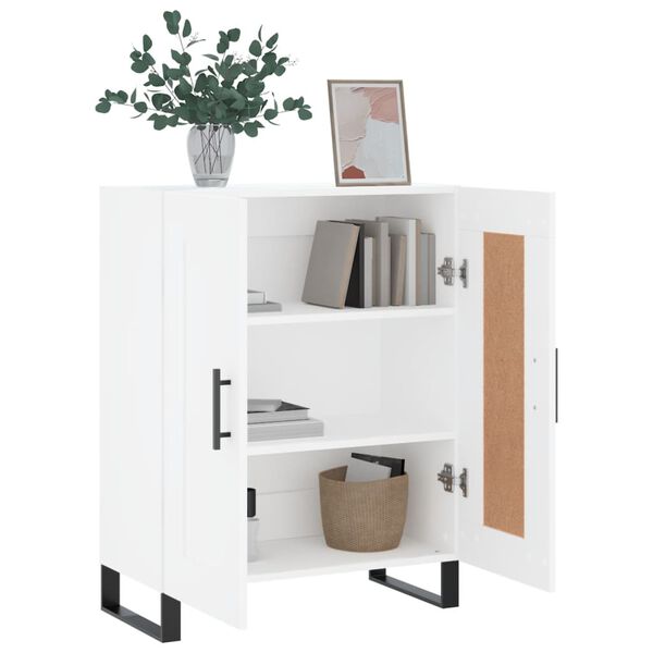 vidaXL Buffet blanc 69,5x34x90 cm bois d'ing&eacute;nierie