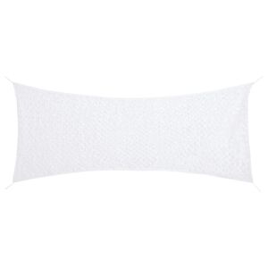 vidaXL Filet de camouflage avec sac de rangement 312x140 cm blanc