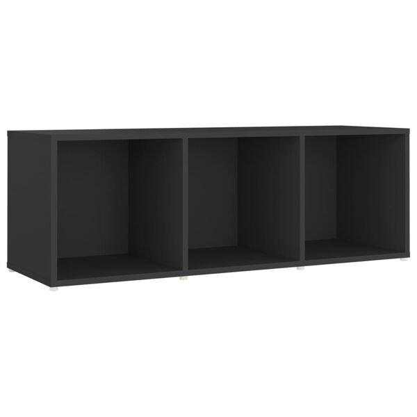vidaXL Meubles TV 2 pcs Gris 107x35x37 cm Bois d'ingénierie