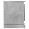 vidaXL Meuble TV gris béton 100x35,5x45 cm bois d'ingénierie