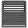 vidaXL Composteur Gris 100x100x102 cm Bois massif de pin