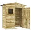 vidaXL Abri de stockage de jardin Bois de pin imprégné