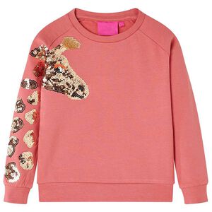 Sweatshirt pour enfants rose ancien 92