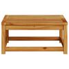 vidaXL Table de jardin 63x63x30 cm bois d'acacia solide