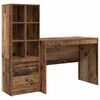 vidaXL Bureau avec tiroir 2 pcs Bois ancien