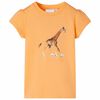 T-shirt pour enfants orange vif 104