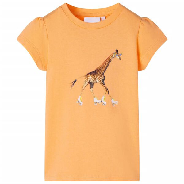 T-shirt pour enfants orange vif 104