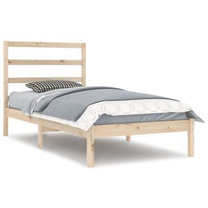 vidaXL Cadre de lit sans matelas 90x200 cm bois de pin massif