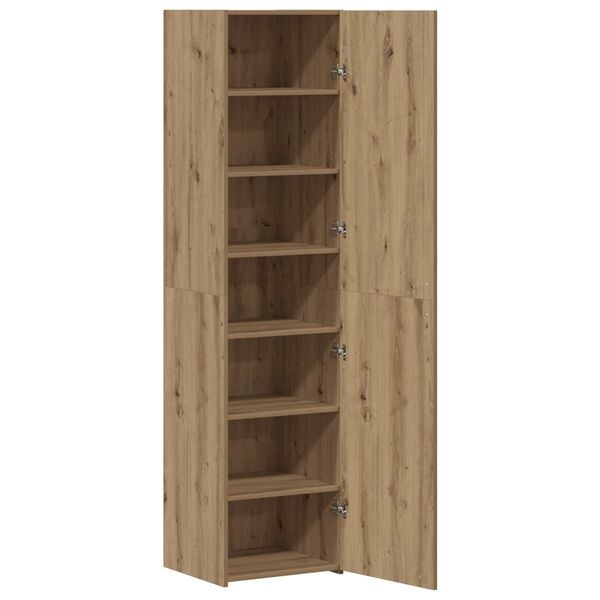 vidaXL Haut Armoire 2 pcs Ch&ecirc;ne artisanal 45 x 42,5 x 185 cm