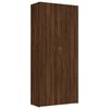 vidaXL Armoire &agrave; chaussures Ch&ecirc;ne marron 80x35,5x180cm Bois ing&eacute;nierie