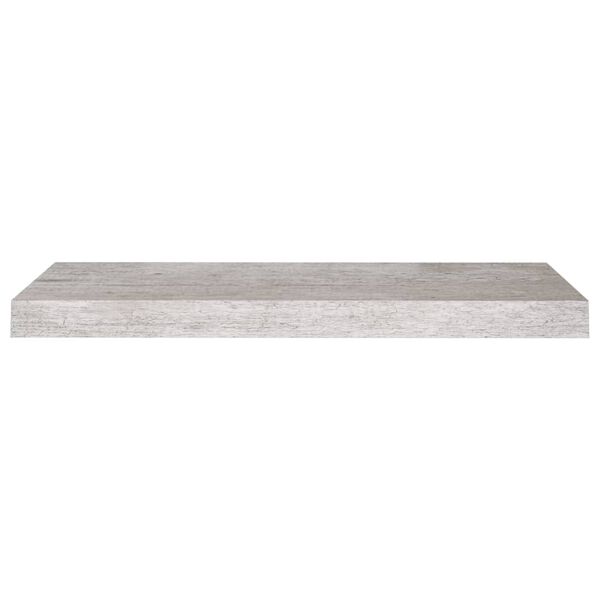 vidaXL Étagère murale flottante gris béton 60x23,5x3,8 cm MDF