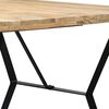 vidaXL Table &agrave; manger 180x90x76 cm Bois de manguier massif