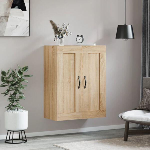 vidaXL Armoire murale ch&ecirc;ne sonoma 69,5x34x90 cm bois d'ing&eacute;nierie