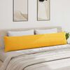vidaXL Coussins de canapé 2 pcs Jaune clair 200 x 40 cm