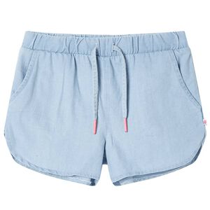 Short pour enfants bleu denim doux 92