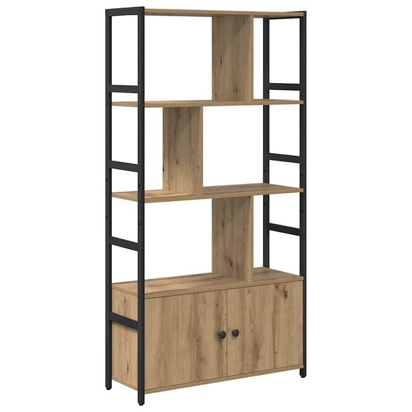 vidaXL Étagère Chêne artisanal 80 x 30 x 155,5 cm Bois d'ingénierie