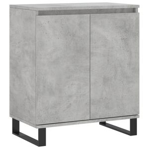 vidaXL Buffet Gris b&eacute;ton 60x35x70 cm Bois d'ing&eacute;nierie