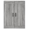 vidaXL Armoire murale sonoma gris 69,5x34x90 cm bois d'ingénierie