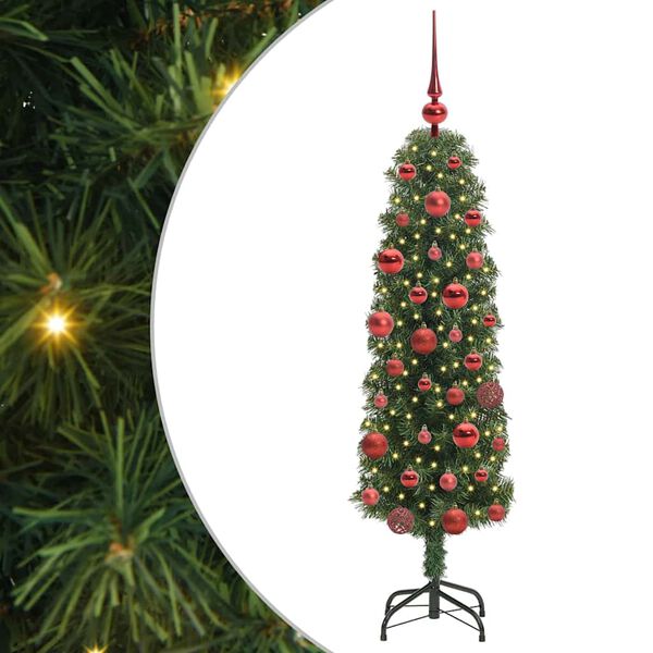 vidaXL Sapin de No&euml;l artificiel Vert 150 cm PVC et acier et plastique