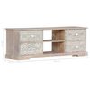vidaXL Meuble TV 120x30x40 cm Bois d'acacia massif