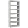 vidaXL Biblioth&egrave;que 6 niveaux 80 x 30 x 198 cm Bois d'ing&eacute;nierie