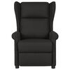vidaXL Fauteuil de massage Noir Tissu