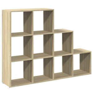 vidaXL &Eacute;tag&egrave;re s&eacute;paratrice de pi&egrave;ce 3 niveaux ch&ecirc;ne sonoma