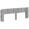 vidaXL Cabinet de T&ecirc;te de Lit Sonoma gris Bois d'ing&eacute;nierie
