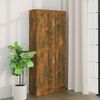 vidaXL Armoire &agrave; livres Ch&ecirc;ne fum&eacute; 82,5x30,5x185,5cm Bois d'ing&eacute;nierie