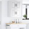 vidaXL Armoire de cuisine 2 pcs Blanc brillant 60 x 31 x 40 cm
