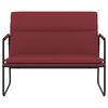 vidaXL Banc Rouge bordeaux 100x64x80 cm Similicuir
