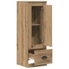 vidaXL Buffet haut ch&ecirc;ne artisanal 36x35,5x103,5 cm bois d'ing&eacute;nierie