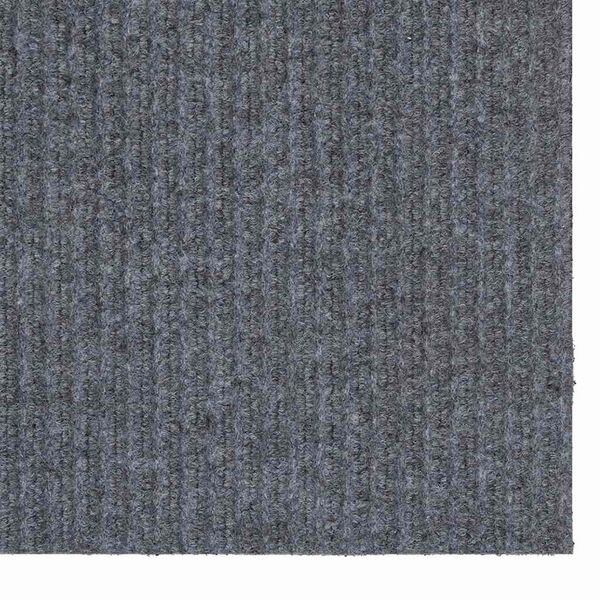 vidaXL Tapis Couloir Gris clair 80 x 250 cm tissu