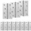 vidaXL Charni&egrave;re 24 pc 89 x 54 x 5 mm Argent&eacute; Acier