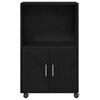 vidaXL Armoire Ch&ecirc;ne noir 55 x 40 x 82 cm